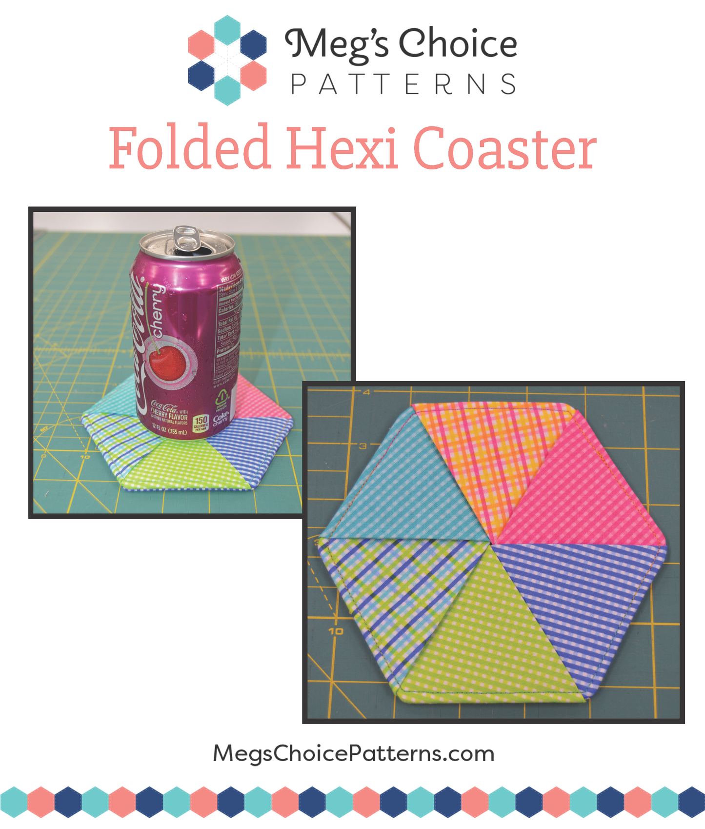 Folded Hexi Coaster