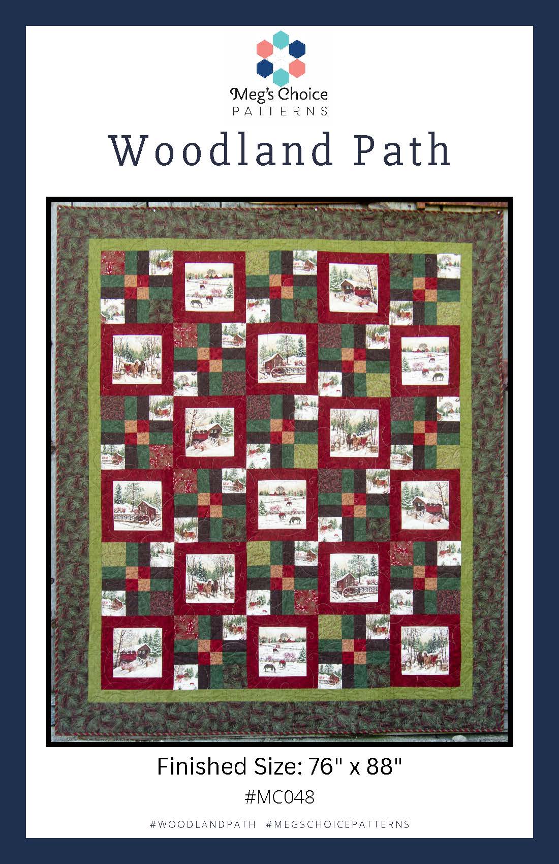 Path Pattern Print Out Woodland Path – Meg's Choice Patterns